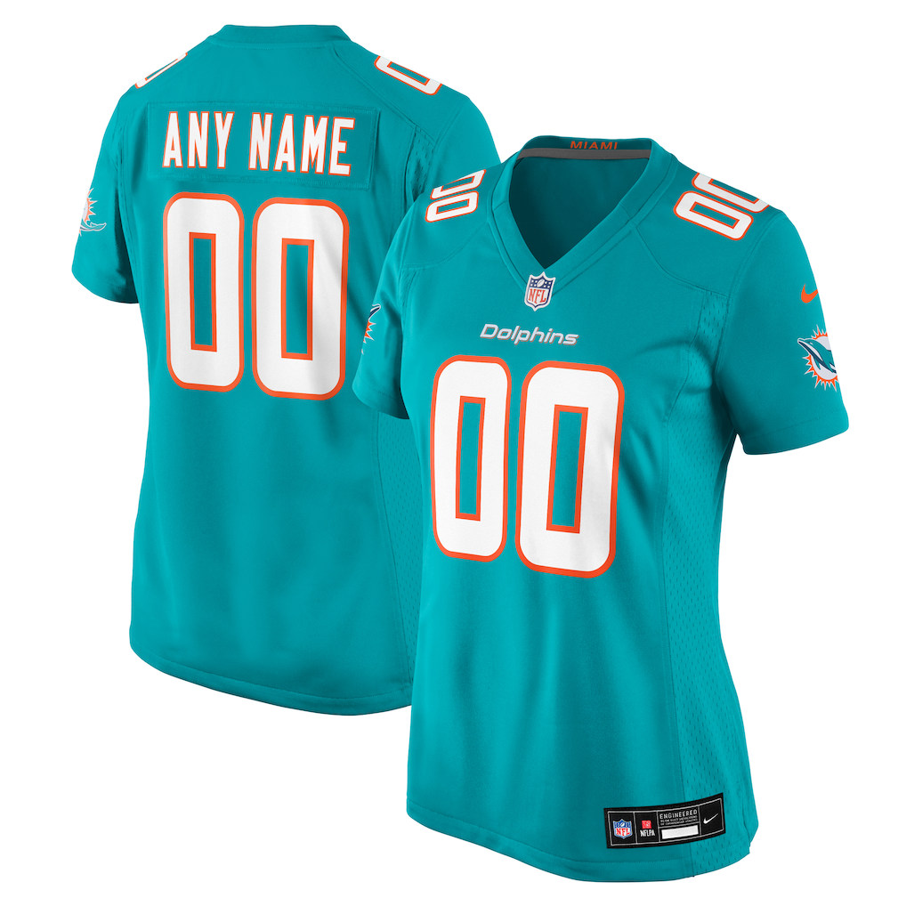 Jersey Miami Dolphins - Customizada (Feminina)