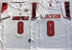 Jersey Louisville Cardinals - #8 Lamar Jackson