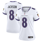 Jersey Baltimore Ravens - #8 Lamar Jackson (Feminina)