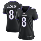 Jersey Baltimore Ravens - #8 Lamar Jackson (Feminina)
