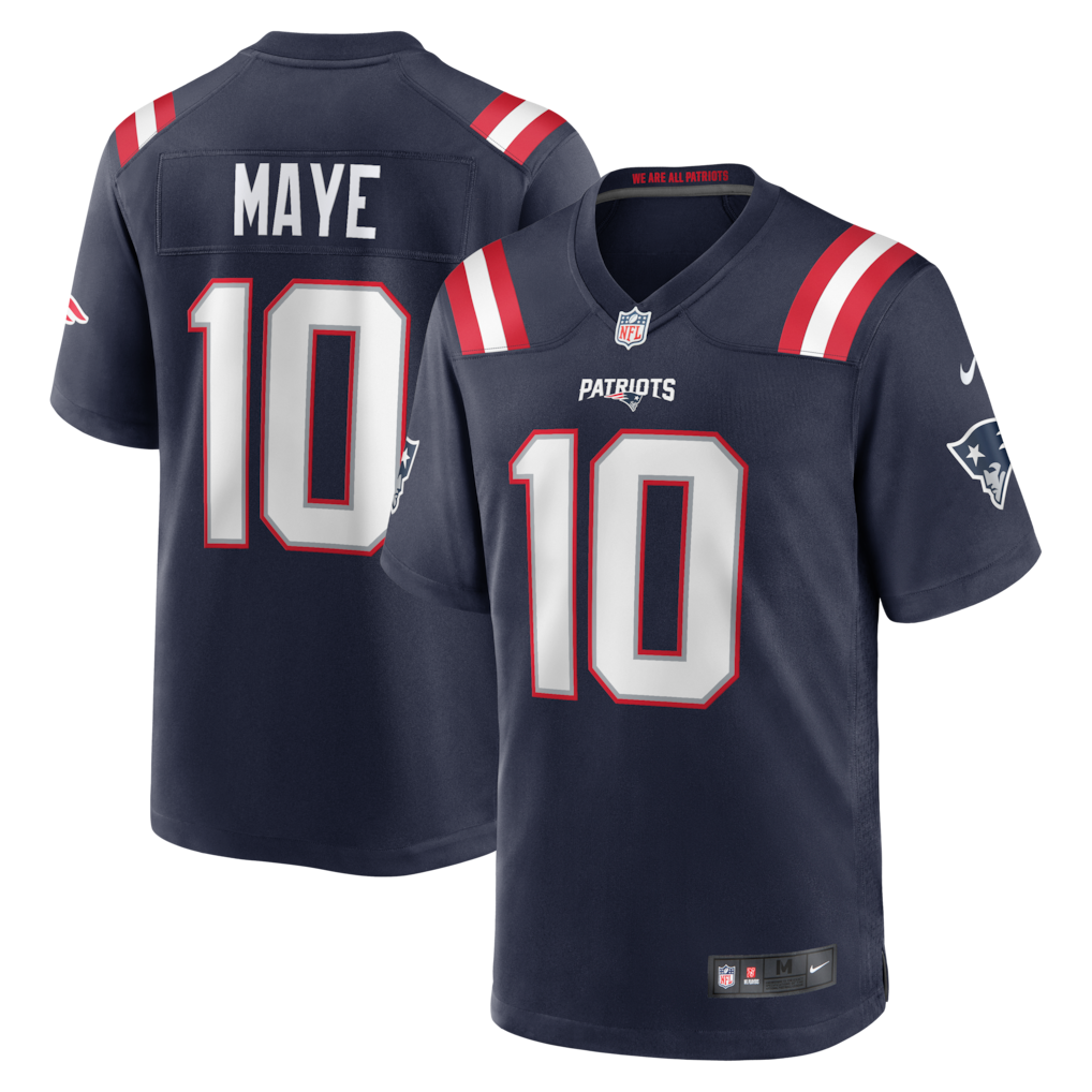 Jersey New England Patriots - #10 Drake Maye