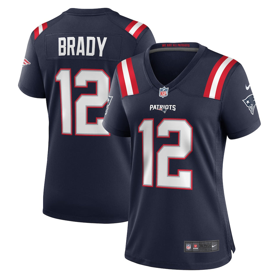 Jersey New England Patriots - #12 Tom Brady (Feminina)