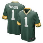 Jersey Green Bay Packers - #1 Micah Parsons