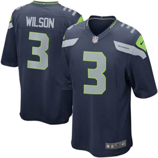 Jersey Seattle Seahawks - #3 Russell Wilson