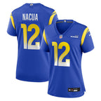 Jersey Los Angeles Rams - #12 Puka Nacua (Feminina)
