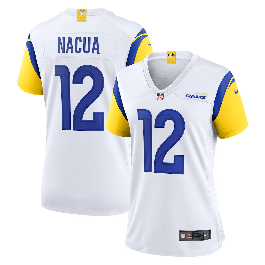 Jersey Los Angeles Rams - #12 Puka Nacua (Feminina)