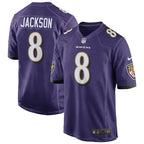 Jersey Baltimore Ravens #8 Lamar Jackson (Infantil)