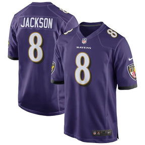 Jersey Baltimore Ravens #8 Lamar Jackson (Infantil)