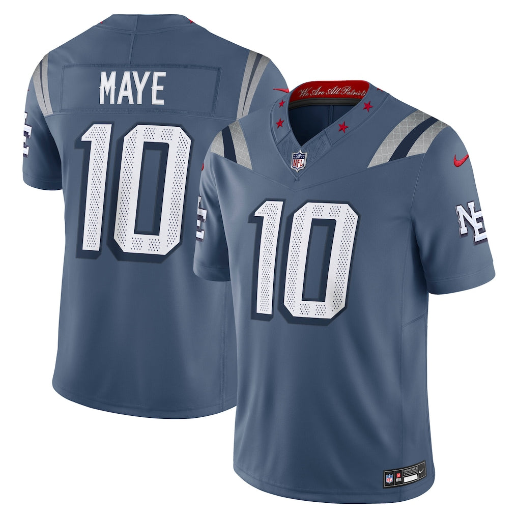 Jersey Rivalries New England Patriots - #10 Drake Maye