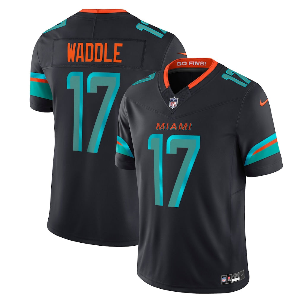 Jersey Rivalries Miami Dolphins - #17 Jaylen Waddle