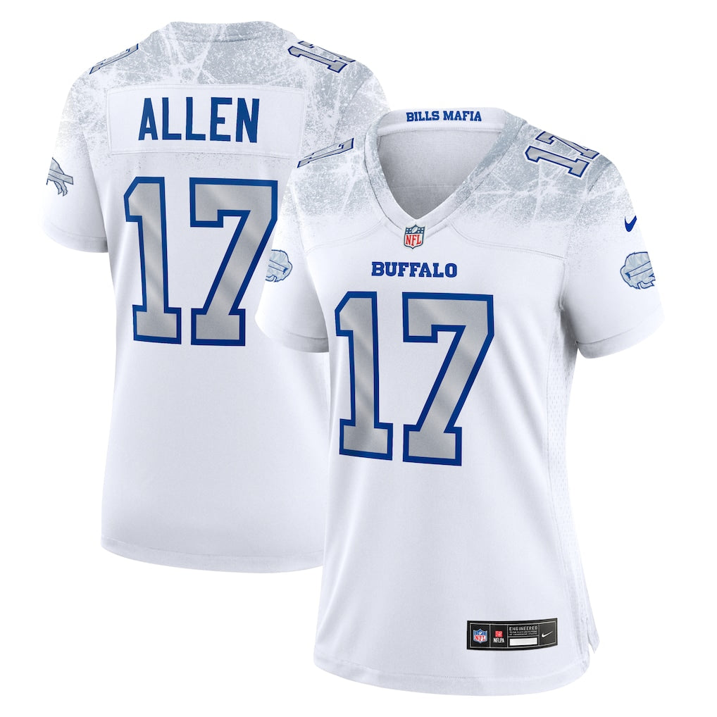 Jersey Rivalries Buffalo Bills - #17 Josh Allen (Feminina)