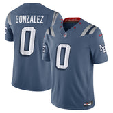 Jersey Rivalries New England Patriots - #0 Christian Gonzalez