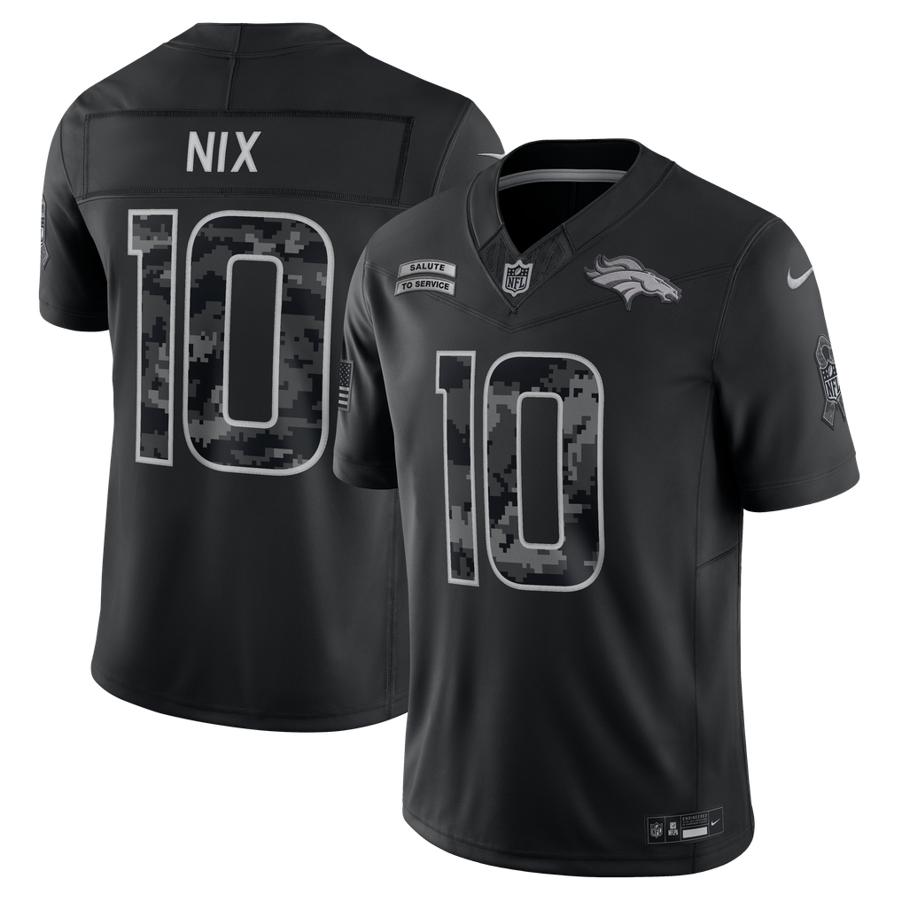 Jersey Salute to Service 2026 Denver Broncos - #10 Bo Nix