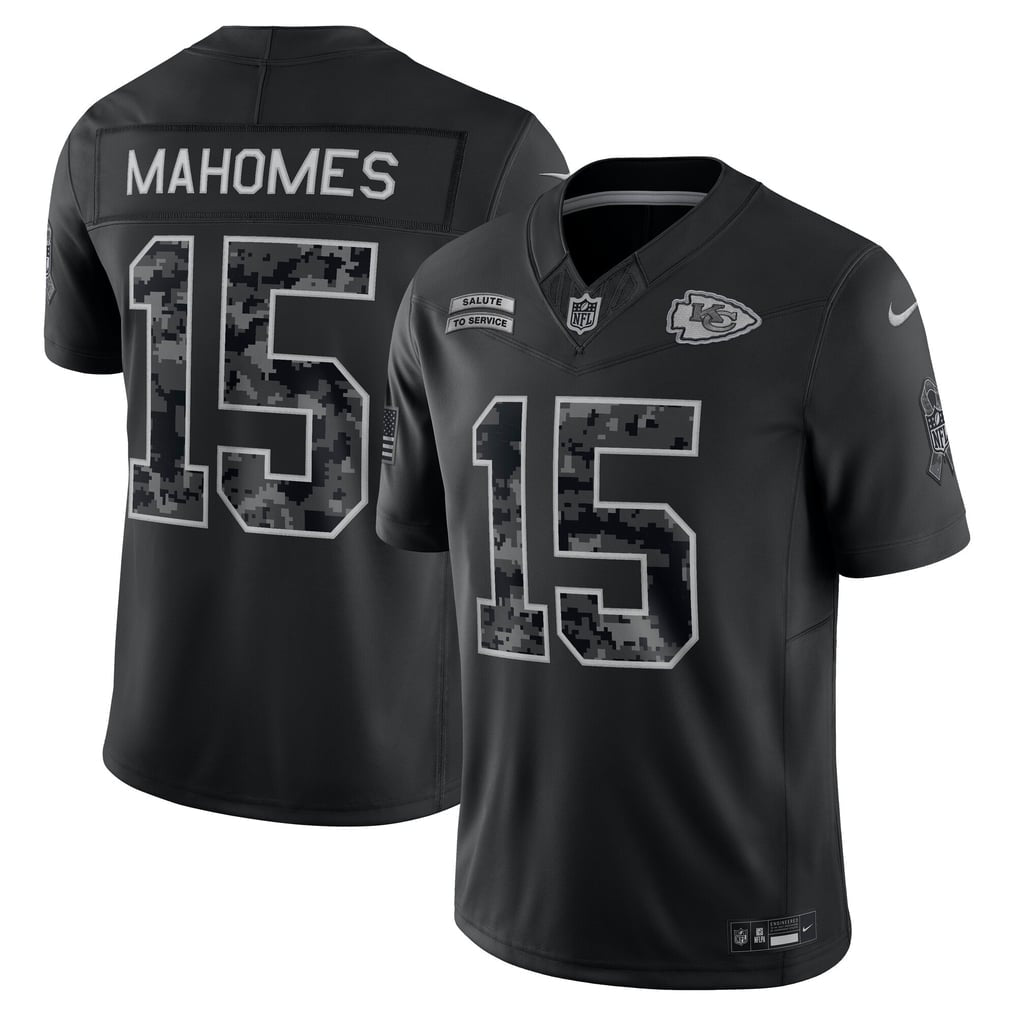 Jersey Salute to Service 2026 Kansas City Chiefs - #15 Patrick Mahomes
