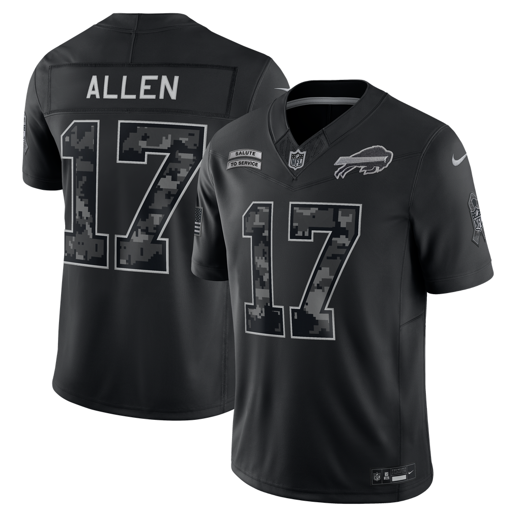 Jersey Salute to Service 2026 Buffalo Bills - #17 Josh Allen