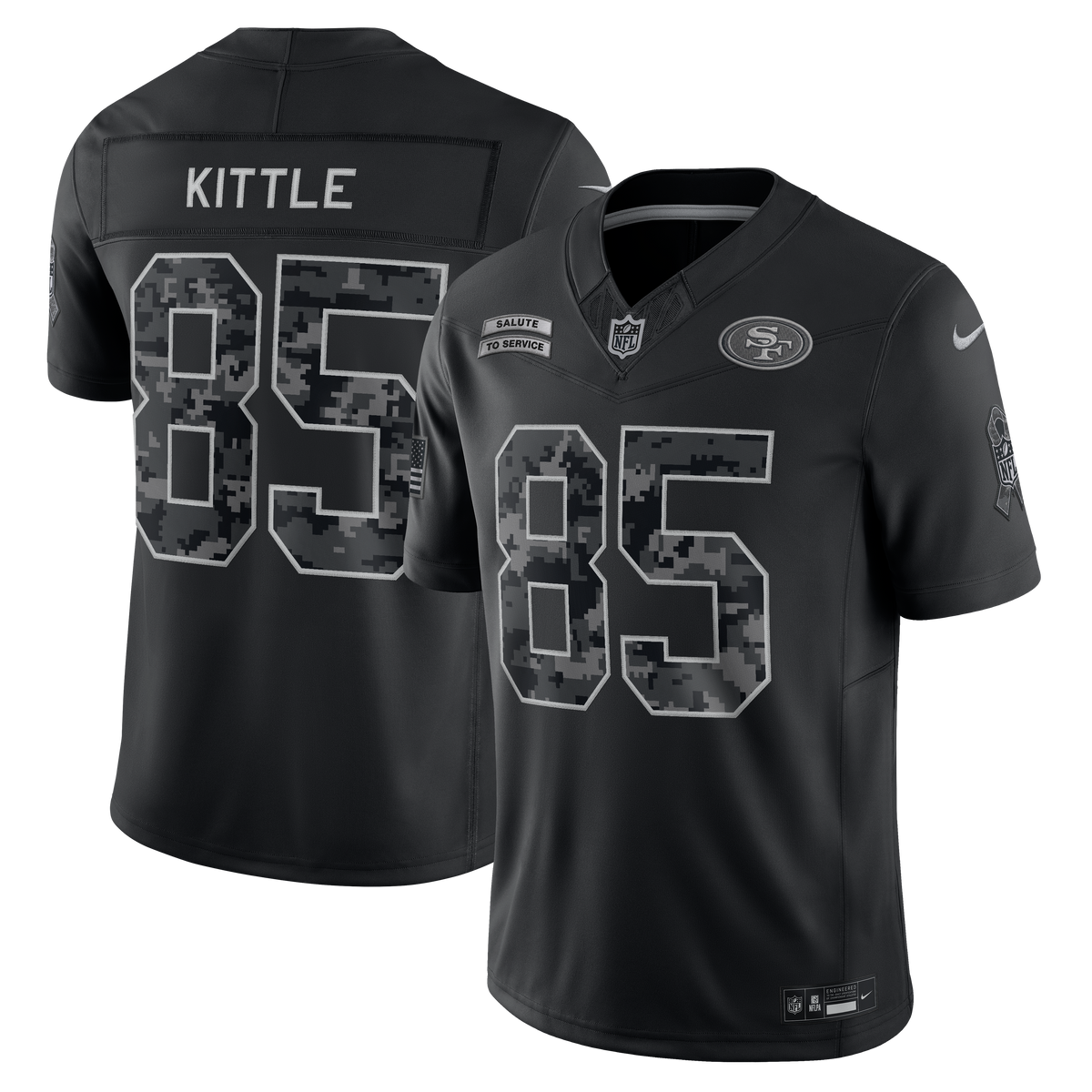 Jersey Salute to Service 2026 San Francisco 49ers - #85 George Kittle