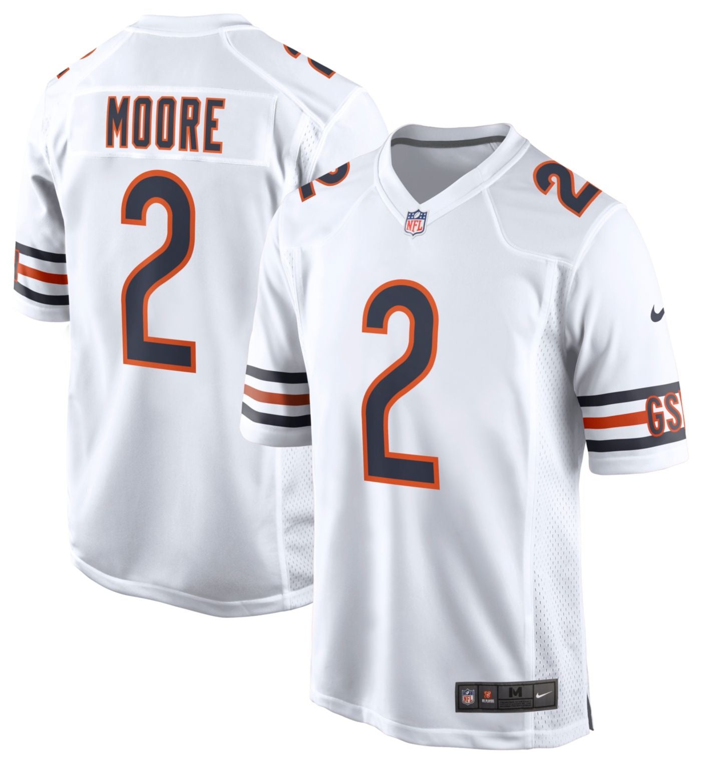 Jersey Chicago Bears - #2 D.J. Moore