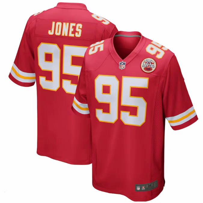 Jersey Kansas City Chiefs - #95 Chris Jones