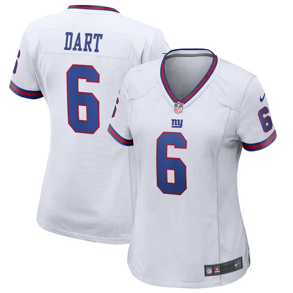 Jersey New York Giants - #6 Jaxson Dart (Feminina)