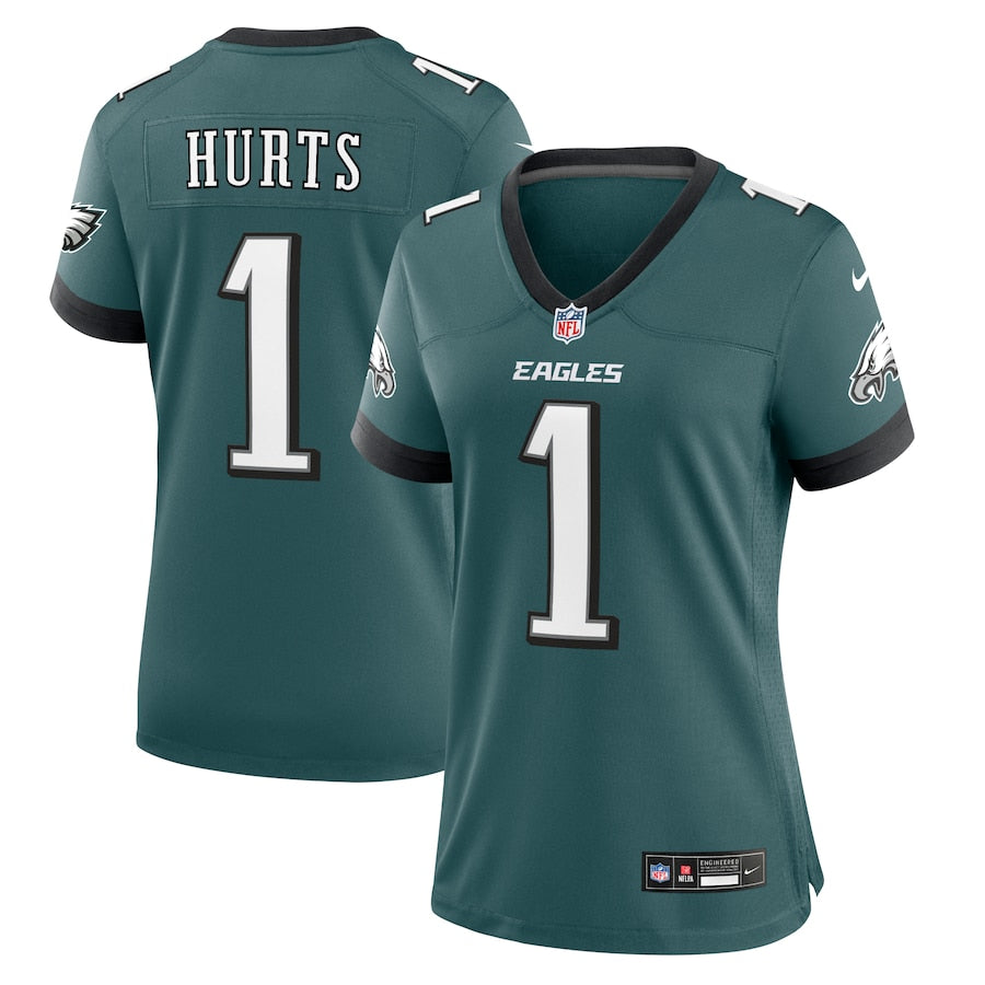 Jersey Philadelphia Eagles - #1 Jalen Hurts (Feminina)
