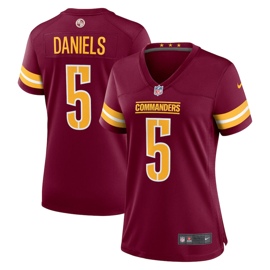 Jersey Washington Commanders - #5 Jayden Daniels (Feminina)