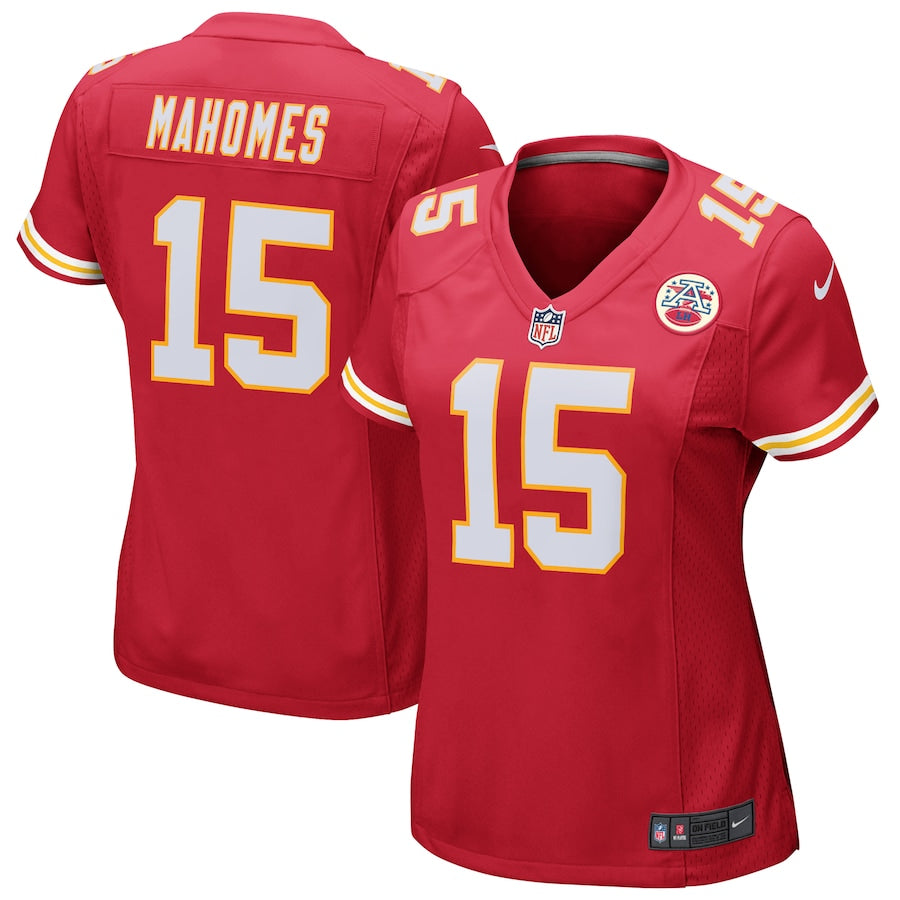Jersey Kansas City Chiefs - #15 Patrick Mahomes (Feminina)