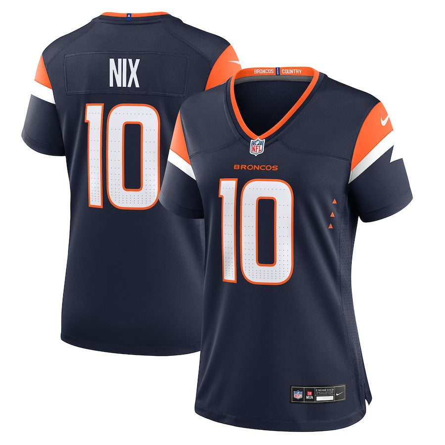 Jersey Denver Broncos - #10 Bo Nix (Feminina)