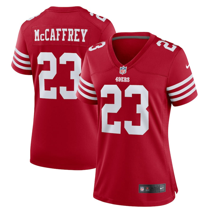 Jersey San Francisco 49ers - #23 Christian McCaffrey (Feminina)