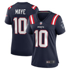 Jersey New England Patriots - #10 Drake Maye (Feminina)