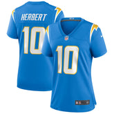 Jersey Los Angeles Chargers - #10 Justin Herbert (Feminina)