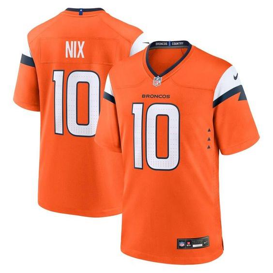 Jersey Denver Broncos - #10 Bo Nix