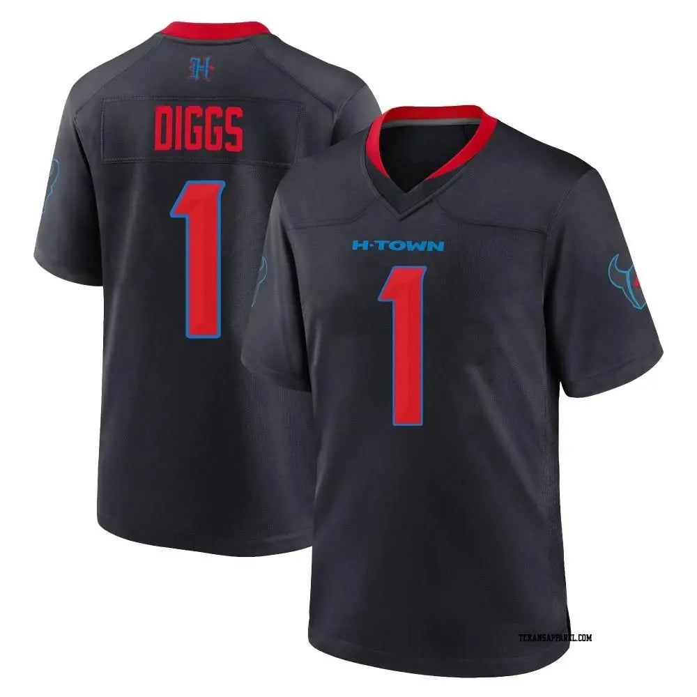 Jersey Houston Texans - #1 Stefon Diggs